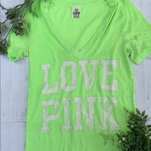 VS PINK Neon tee